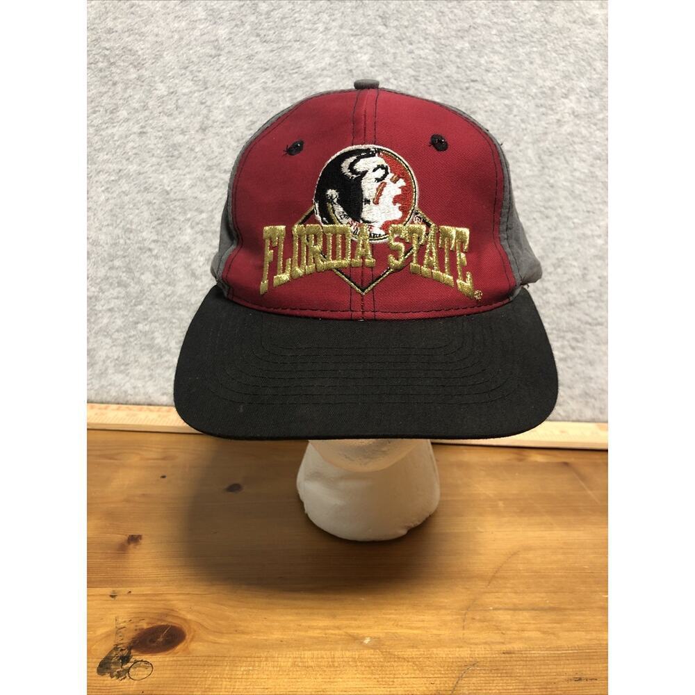 Vintage Florida State Seminoles Hat The Game Snap Back Color Block